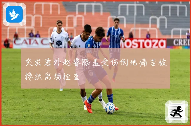 突发意外赵睿膝盖受伤倒地痛苦被搀扶离场检查